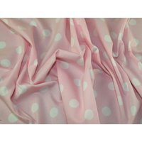 Rose and Hubble 100% Cotton Poplin Fabric Pale Pink