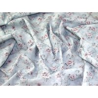 John Louden 100% Cotton Fabric Sky Blue