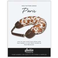 Sallie Tomato Paper Sewing Pattern Paris Travel Neck Pillow