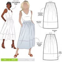 Style Arc Paper Sewing Pattern Memphis Skirt