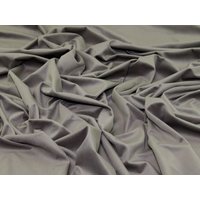Deadstock Como Stretch Knit Cord Fabric Silver