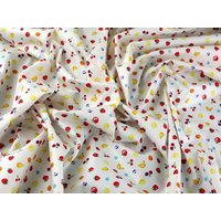100% Cotton Poplin Fabric White