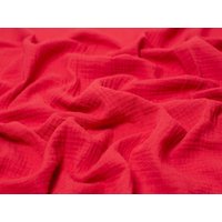 Minerva Core Range Cotton Double Gauze Fabric Bright Red