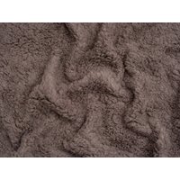 Minerva Core Range Super Soft Shearling Fleece Fur Fabric Taupe
