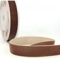 Stephanoise Velvet Ribbon Chocolate Brown