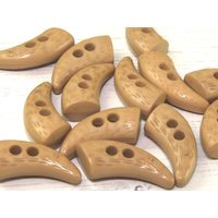 Dill Tooth Toggle Buttons (Value Pack) Beige