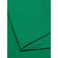 Mind The MAKER Organic Wide Derby Cotton Rib Stretch Knit Fabric Jolly Green