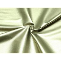 Deadstock Metallic Faux Leather Fabric Gold
