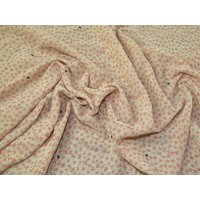 Deadstock Sheer Chiffon Fabric Peach