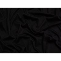Faux Suede Stretch Knit Fabric Black
