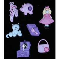 Dress It Up What a Girl Wants Buttons