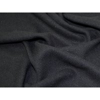 Lady McElroy Wool Blend Coating Fabric Black