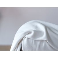 Meet MILK Soft Lima Sweater Knit Stretch Fabric Bright White