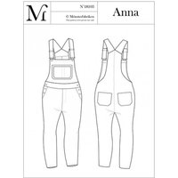 Monsterfabriken Paper Sewing Pattern Anna Dungarees