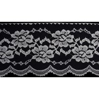 Essential Trimmings Nylon Lace Trim (Value Roll) Ivory