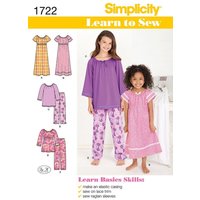 Simplicity Paper Sewing Pattern 1722