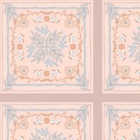 Art Gallery Fabrics Seaside Tiles 100% Cotton Poplin Fabric Blush