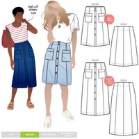 Style Arc Paper Sewing Pattern Lennox Skirt