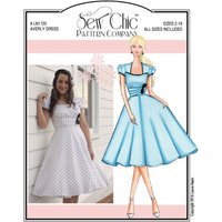 Sew Chic Paper Sewing Pattern Averly Dress