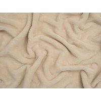 Minerva Core Range Bamboo Cotton Velvet Towelling Fabric Cream