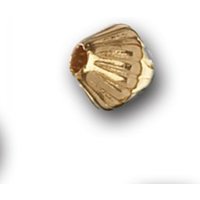 Trimits Fluted Bicone Findings (Value Pack of 3) Gold
