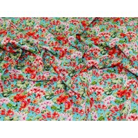 John Louden 100% Cotton Fabric Sky