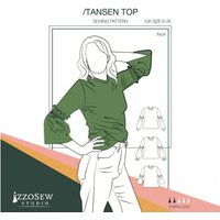 IzzoSew Studio Paper Sewing Pattern Tansen Top