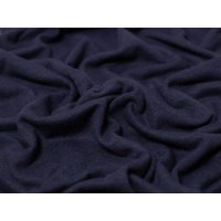 Minerva Core Range Melange Tubular Ribbing Stretch Knit Fabric Dark Navy