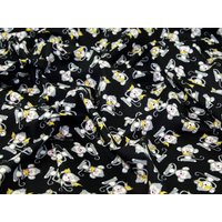 Deadstock 100% Cotton Poplin Fabric Black