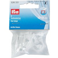 Prym Curtain Runner End Stops White