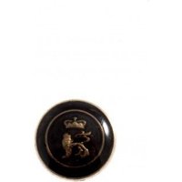 Trimits Lion Crown Shank Buttons Black & Gold