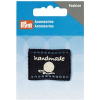 Prym Handmade Label Patch Black