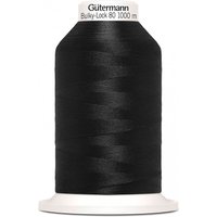 Gutermann Bulky Lock 80 Overlocker Thread Black
