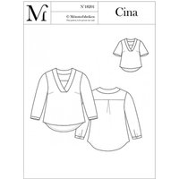 Monsterfabriken Paper Sewing Pattern Cina V Neck Top