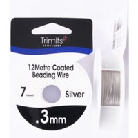Trimits Coated Bead Wire (Value Pack) Silver