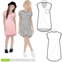 Style Arc Paper Sewing Pattern Kids Richie Knit Tunic