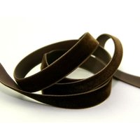 Berisfords Velvet Ribbon Mini Roll 9525 Brown
