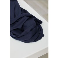 Meet MILK Tencel Lyocell Loop Back French Terry Stretch Knit Fabric Dark Navy