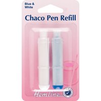 Hemline Chaco Chalk Pen Refill Blue & White