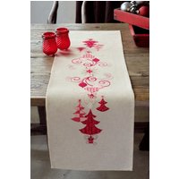 Vervaco Embroidery Kit Table Runner Christmas Decs