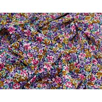 Deadstock Sea Island Cotton Voile Fabric Purple