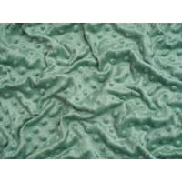 Minerva Core Range Embossed Dimple Plush Fleece Fabric Duck Egg