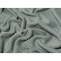 Minerva Core Range Sheepskin Cotton Fleece Fabric Dusky Green
