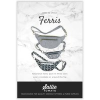 Sallie Tomato Paper Sewing Pattern Ferris Fanny Pack Sallie Tomato Paper Sewing Pattern Ferris Fanny Pack