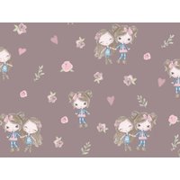 Fur Back Sweatshirt Stretch Knit Fabric Rose
