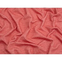 Denim Look Loop Back French Terry Stretch Knit Fabric Rust