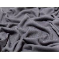Minerva Core Range 100% Cotton Sweater Knit Stretch Fabric Grey