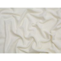 Minerva Core Range 8 Wale Velour Rib Stretch Knit Cord Fabric Ivory