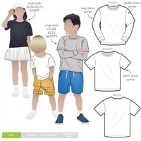 Style Arc Paper Sewing Pattern Kids Bailey Top