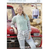 Sirdar Americana Knitting Pattern 9770